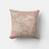 バレリーナミュージカル春フォワード クッション (正面)