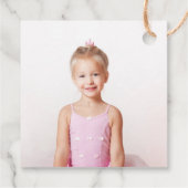 バレリーナムーンパステルピンクありがとう写真 フェイバータグ (裏面)