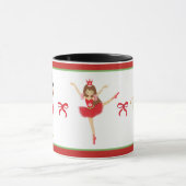 バレリーナメリークリスマス |バレエ マグカップ (中央)