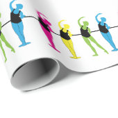 バレリーナラッピング紙 ラッピングペーパー (ロールコーナー)