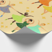 バレリーナラッピング紙 ラッピングペーパー (角)