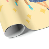 バレリーナラッピング紙 ラッピングペーパー (ロールコーナー)