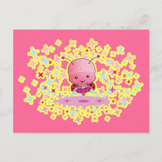 バレリーナラデイブハガキ ポストカード (正面)