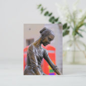 バレリーナ像コヴェントガーデンロンドン葉書 ポストカード (スタンド正面)