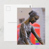 バレリーナ像コヴェントガーデンロンドン葉書 ポストカード (正面/裏面)