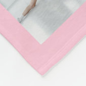 バレリーナ写真コラージュ フリースブランケット (角)