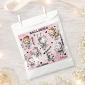 バレリーナ動物 フェイバーバッグ (クリップ留めされた状態)