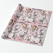 バレリーナ動物 ラッピングペーパー (アンロールド)