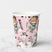 バレリーナ動物 紙コップ (右)