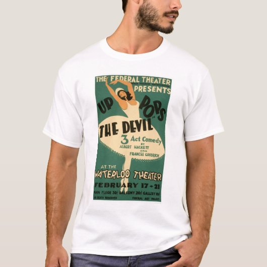 バレリーナ及び悪魔1938 WPA Tシャツ (正面)