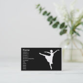 バレリーナ名刺 名刺 (スタンド正面)