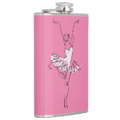 バレリーナ名前をカスタムする&カラーフラスコ フラスク (右)