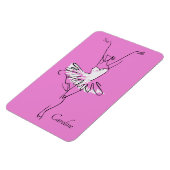 バレリーナ名前をカスタムする&カラーマグネット マグネット (左側)