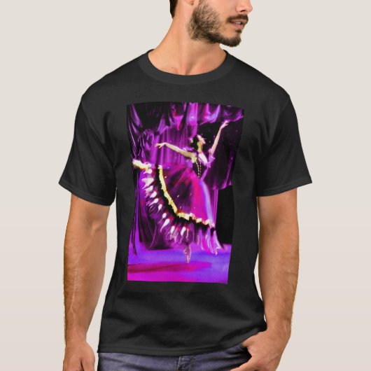 バレリーナ幽霊 Tシャツ (正面)