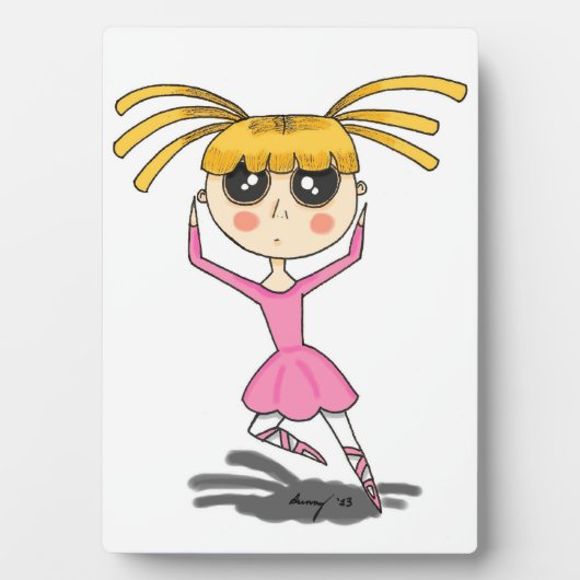 バレリーナ斑 フォトプラーク (正面)