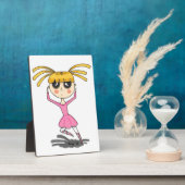 バレリーナ斑 フォトプラーク (側面)