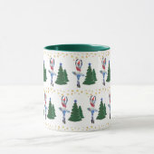 バレリーナ新年ブラック325 mlリンガーコンボマグカップ マグカップ (中央)