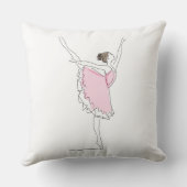 バレリーナ枕 クッション (裏面)