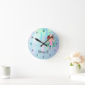 バレリーナ熱帯0pal ラウンド壁時計 (ホーム)