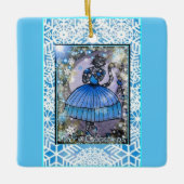 バレリーナ猫 セラミックオーナメント (正面)