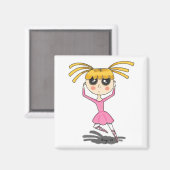 バレリーナ磁石 マグネット (正面/裏面)