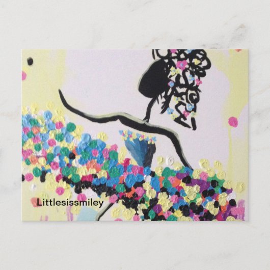 バレリーナ葉書 ポストカード (正面)