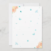 バレリーナ誕生日の招待状バレリーナの招待状 招待状 (裏面)