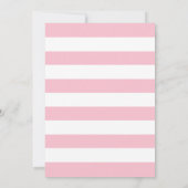 バレリーナ誕生日の招待状 招待状 (裏面)