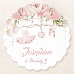 バレリーナ赤面ピンクツツ誕生日パーティーバレエ ペーパーコースター<br><div class="desc">バレリーナ赤面ピンクツツ誕生日パーティーバレエ紙コースターマッチングアイテムが利用可能。</div>