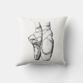 バレリーナ足オンポインテ#1 クッション (裏面)