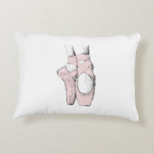 バレリーナ足オンポインテ#1 Ltピンク アクセントクッション (裏面)