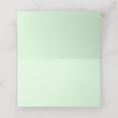 バレリーナ踊りと音楽エリアが名前の並び プレイスカード (内部開封)