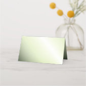 バレリーナ踊りと音楽グリーングロー プレイスカード (裏面)