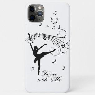 バレリーナ踊りと音楽ノート iPhone 11 PRO MAXケース