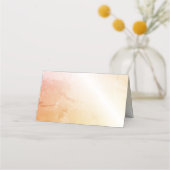 バレリーナ踊りと音楽マーリーオレンジグロー プレイスカード (裏面)