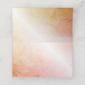 バレリーナ踊りと音楽マーリーオレンジグロー プレイスカード (内部開封)