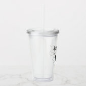 バレリーナ踊りと音楽 アクリルタンブラー (右)