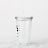 バレリーナ踊りと音楽 アクリルタンブラー (左)