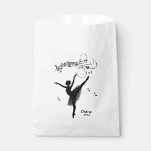 バレリーナ踊りとMusic Personal フェイバーバッグ