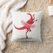 バレリーナ踊りイラストレーション。 クッション (ブランケット)