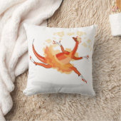 バレリーナ踊りイラストレーション。2 クッション (ブランケット)