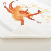 バレリーナ踊りイラストレーション。2 シェルパブランケット (3/4)