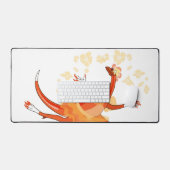 バレリーナ踊りイラストレーション。2 デスクマット (キーボード&マウス)