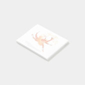 バレリーナ踊りイラストレーション。2 ポストイット (アングル)