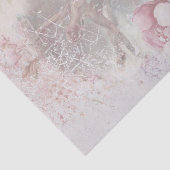 バレリーナ踊りポーズピンクフローラデコページ 薄葉紙 (詳細)