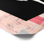 バレリーナ踊り ポスター (角)