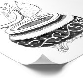 バレリーナ音楽ボックス ポスター (角)