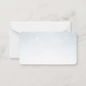 バレリーナ&くるみ割りクリスマスサンキュー ノートカード (裏面)