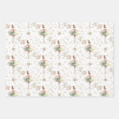 バレリーナ・くるみ割り妖精 ラッピングペーパーシート (正面3)