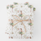 バレリーナ・くるみ割り妖精 ラッピングペーパーシート (インサイチュ)